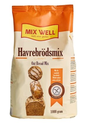 Glutenfri Havrebrödsmix från Mixwell